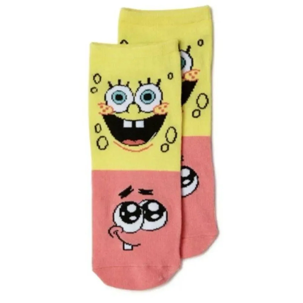 Bundle‎ Nickelodeon SpongeBob SquarePants Kids No Show Socks Shoes -4 pairs